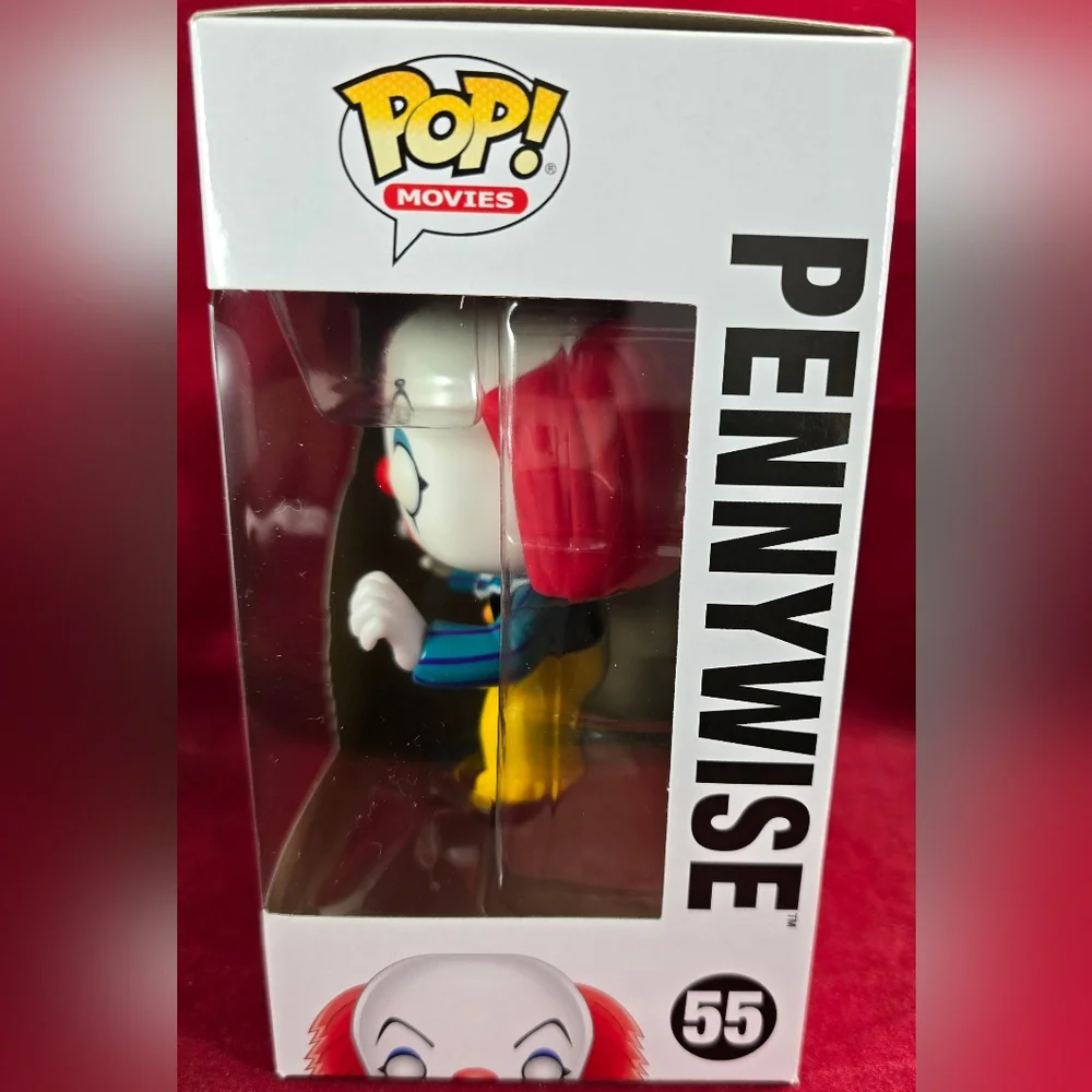 Funko Pop! Pennywise # 55 (Nib) With Pop Protector - Picture 5 of 7
